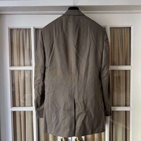 Men's Tommy Hilfiger Tan Suit SZ 40L 33W 100% Wool - Picture 5 of 13